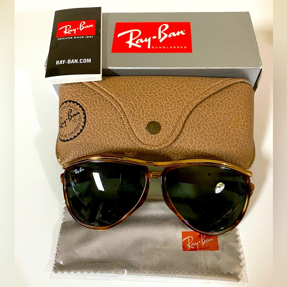 (034) NWOT Ray-Ban Olympian Aviator - RB2219 954/31- Sunglasses- Polarized